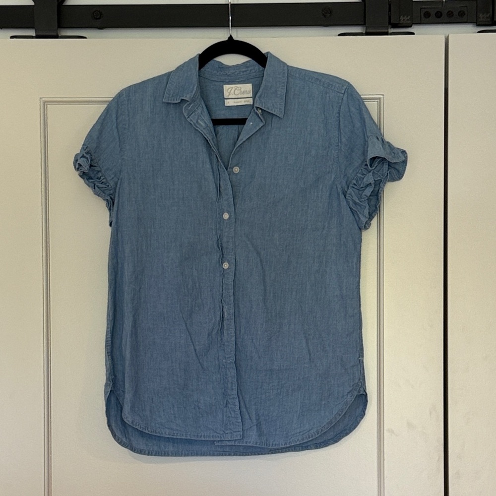 J. Crew Light Blue Casual Button Down Shirt
